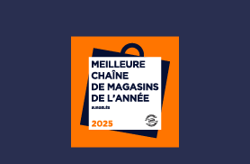 Meilleure chaîne de magasins de l'année 2025